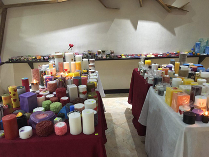 نمایشگاه شمع «روناک» در ساری و قائم شهر